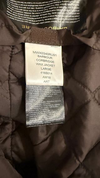 Barbour Corbridge Wax Jacket Marrón