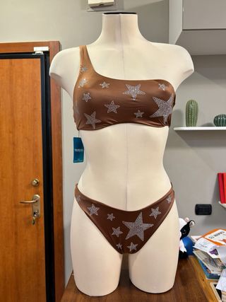 Bikini Tizenis Stella Marrone Taglia S