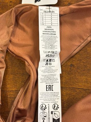 Bikini Tizenis Stella Marrone Taglia S