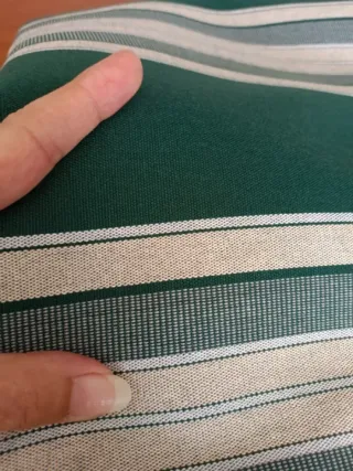 Lona de toldo con anillas