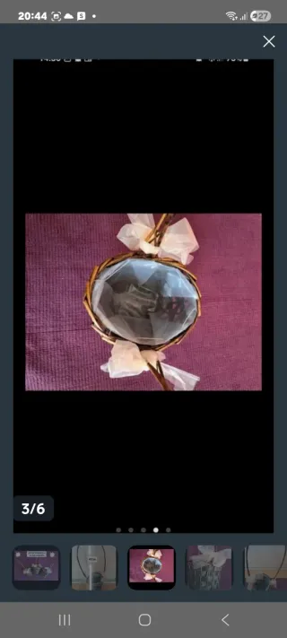 Cestas decorativas de mimbre