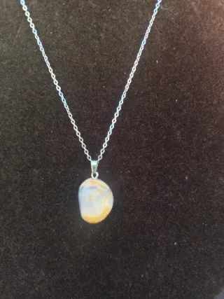 Collar Ágata Loca Amarilla Multicolor