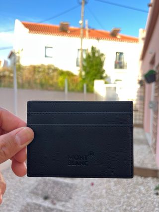 Porta cartões Montblanc preto