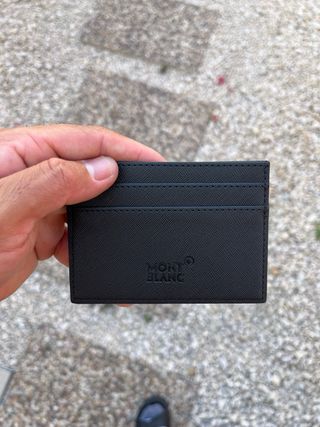 Porta cartões Montblanc preto