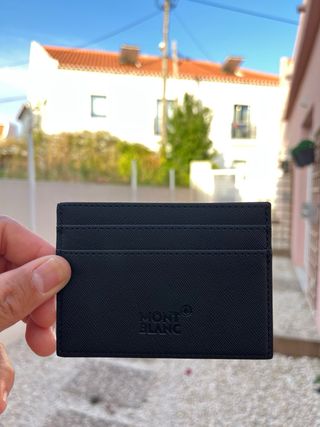 Porta cartões Montblanc preto