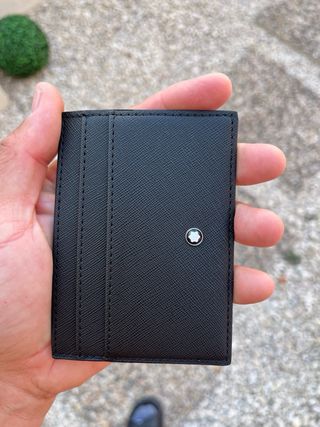 Porta cartões Montblanc preto