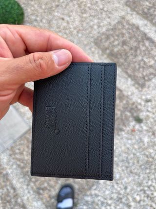Porta cartões Montblanc preto