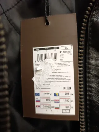 Chaquetón mujer Cortefiel Talla XL Negro