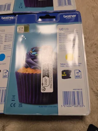 4 Cartuchos Tinta Brother LC123