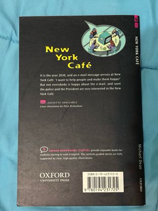 Libro lectura en ingles New York Café