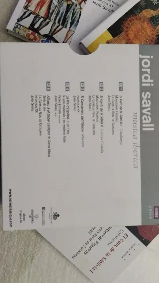 Caja CD Jordi Savall Música Antigua