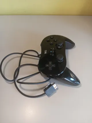 Controller Joypad Pro Wii Nero