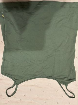 Camiseta tirantes verde talla S