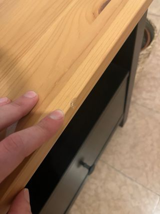 Mueble TV Hemnes Ikea Negro/Madera