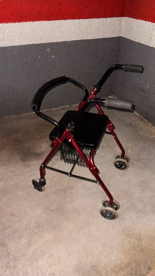 Andador Rollator 4 Ruedas con Cesta