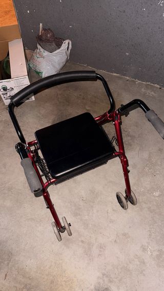 Andador Rollator 4 Ruedas con Cesta