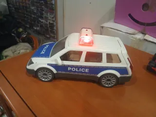Coche Policía Luces y Sonido playmobil