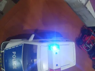 Coche Policía Luces y Sonido playmobil