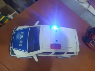 Coche Policía Luces y Sonido playmobil