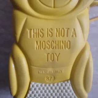 Zapatillas Moschino Couture Milano Grises y Amaril