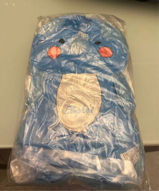 Zainetto paracolpi neonato elefante blu