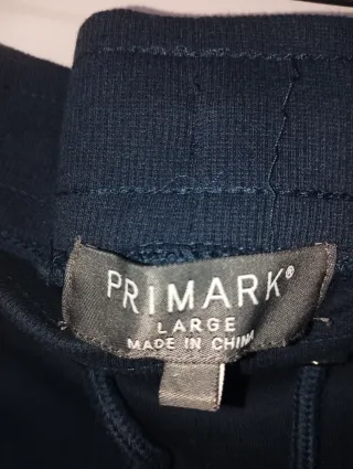 Pantalón de chándal azul y blanco Primark