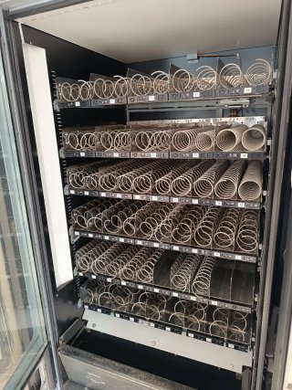 Latero Vendo y expendedora Wurlitzer 1000