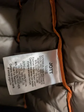 Chaqueta Jott Luxe Talla S Color Topo