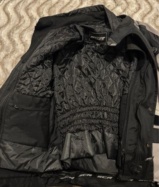 Chaqueta Moto Invierno SCR Negra/Gris