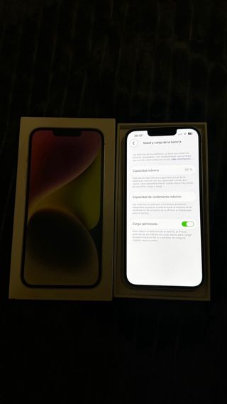 iPhone 14 128GB blanco - Batería 80% Negociable