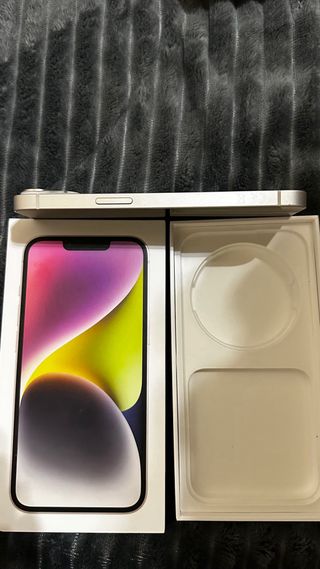 iPhone 14 128GB blanco - Batería 80% Negociable