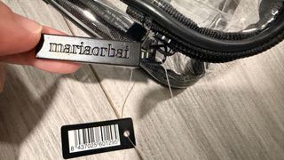 Neceser Maria Orbai Transparente Negro