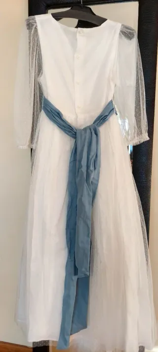 Vestido Mango Comunión Blanco Talla 150