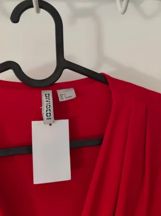 Vestido Rojo Fiesta Talla S