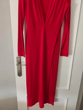 Vestido Rojo Fiesta Talla S