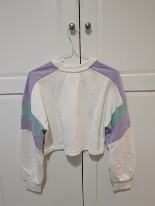 Sudadera crop top Lefties XS