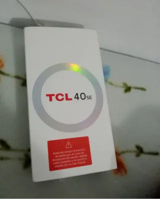 Móvil TCL40SE. Azul/gris