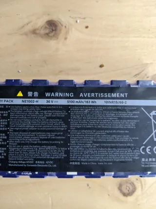 Batería Patinete Xiaomi 1RBGJ21FCB8262