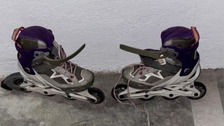 Patines en línea 4 ruedas niña morado