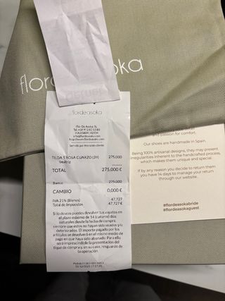 Zapatos Flordeasoka de terciopelo rosa palo nuevos