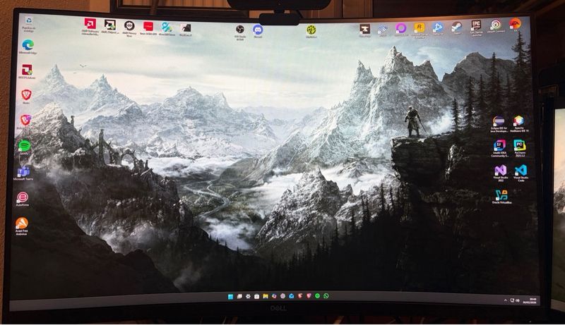 Dell S3220DGF 31.5” 2K Curvo 165Hz FreeSync 2 afbeelding 2