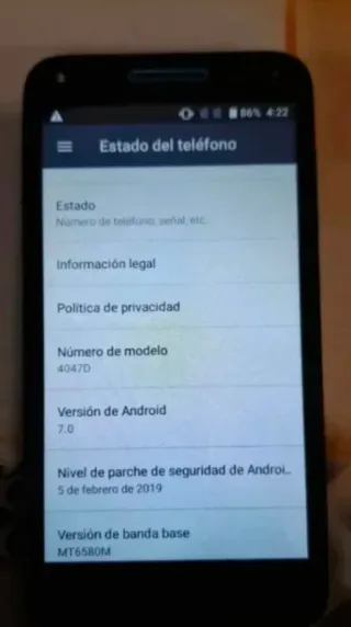 Telefono Alcatel Nero