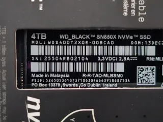 Precintado 4TB - SSD WD_BLACK SN850X 4TB NVMe PCIe
