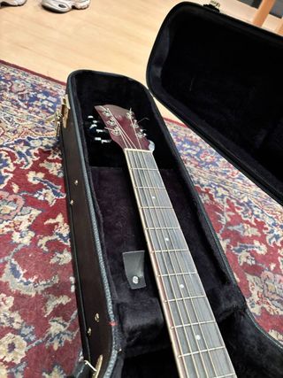 Guitarra Acústica con Estuche Rígido