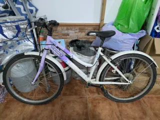 Bicicleta niña Topbike morada