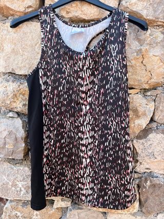 Canotta sportiva traspirante design animalier