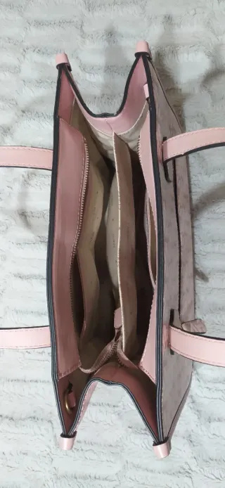 Bolso Guess Rosa y Marrón