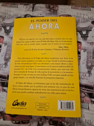 Libro El poder del ahora
