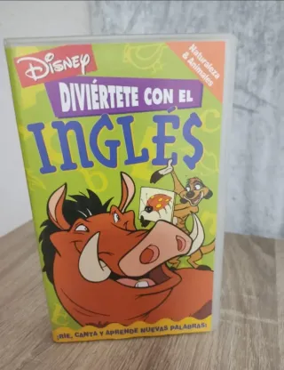 Lote Cintas VHS Disney Inglés