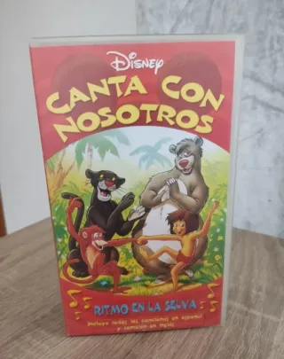 Lote Cintas VHS Disney Inglés